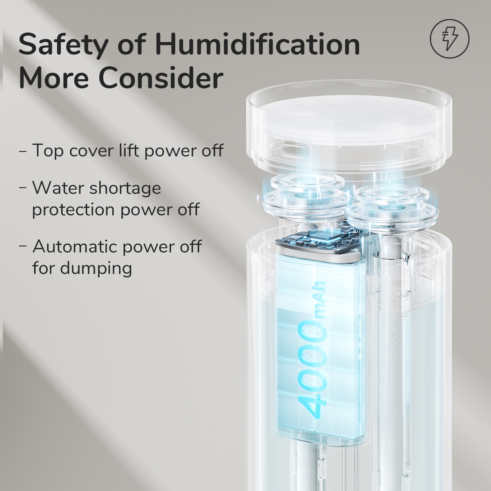 Small Humidifiers 500ml Desk Humidifier Night Light Function Quiet Operation Electric Aroma Diffuser Air Car Humidifier - Image 7