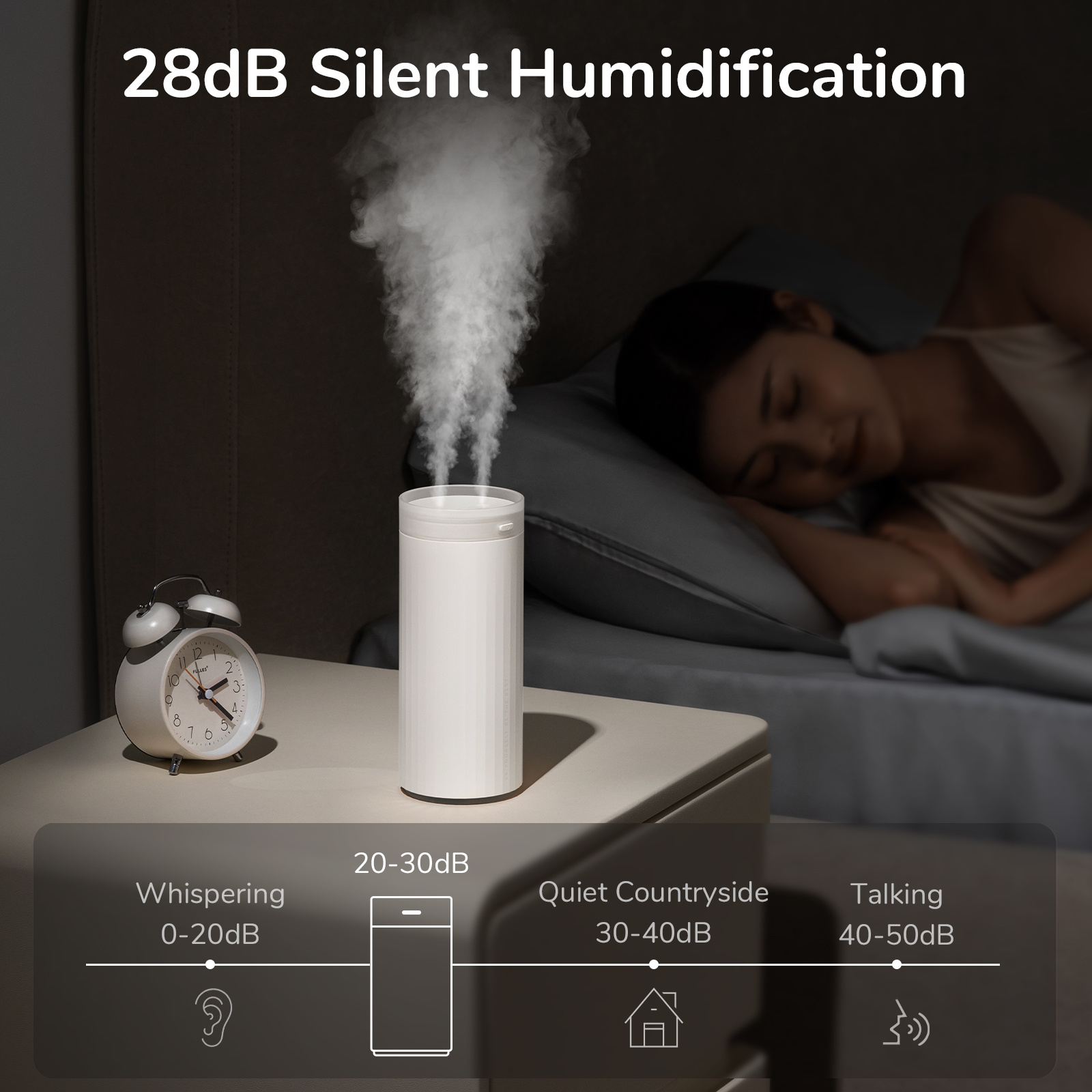 Small Humidifiers 500ml Desk Humidifier Night Light Function Quiet Operation Electric Aroma Diffuser Air Car Humidifier - Image 4